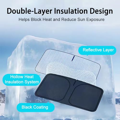 Pare-soleil auto Mazda 2 III Sedan pliable bloque la chaleur et protège le plastique