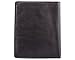 Big Skinny Leather Traveler Slim Wallet, Holds Up to 20 Cards and 4 Passports, Black