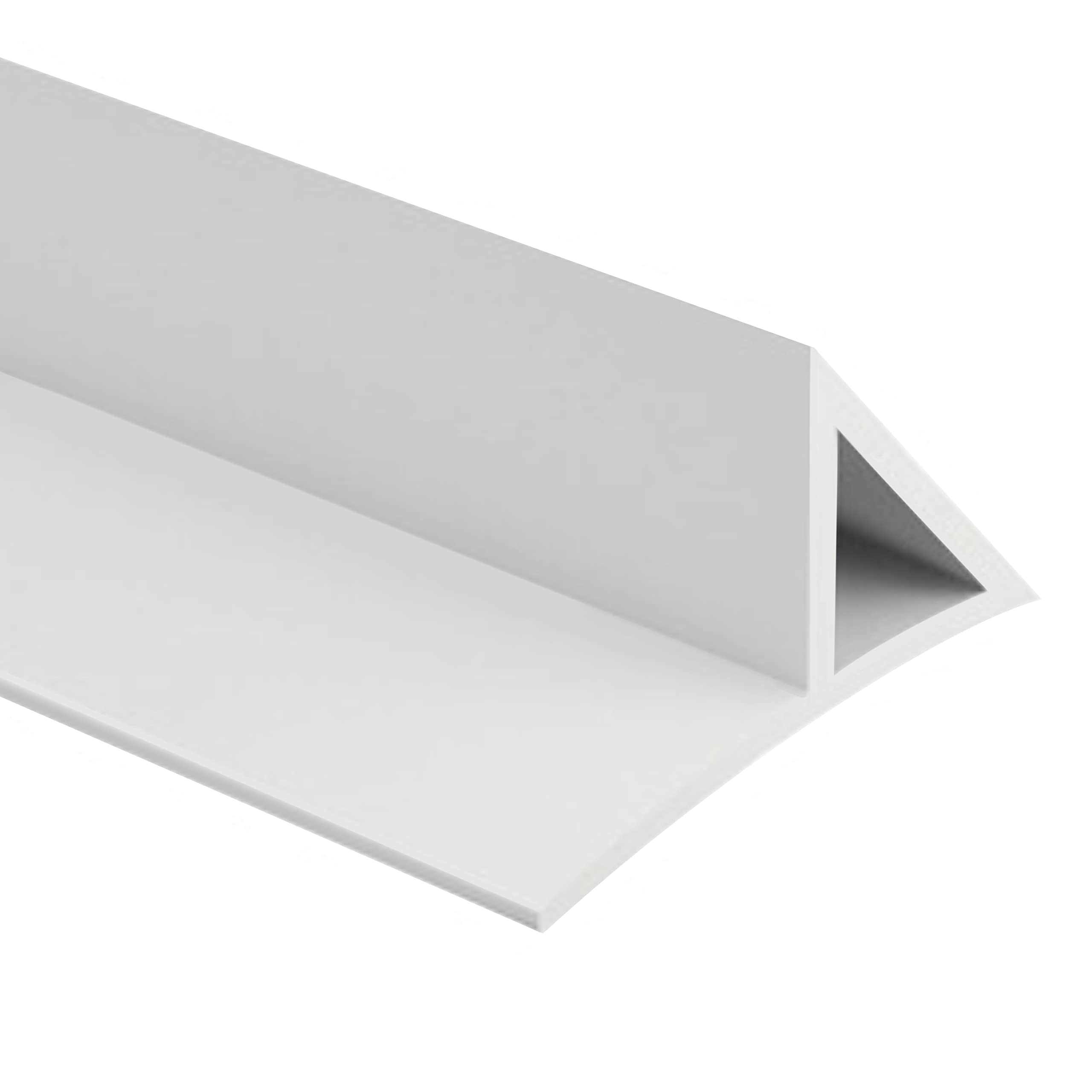 Miko® Kunststoff Dreikantleiste mit Nagelfahne, 80 lfm, Sichtbetonqualität ideal geeignet für die Erstellung von Betonstützen mit gebrochener Kante, 10 x 14,2 x 27 mm