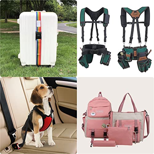 KOSHIFU 48 Pezzi Fibbia Zaino 25mm Fibbie Plastica...