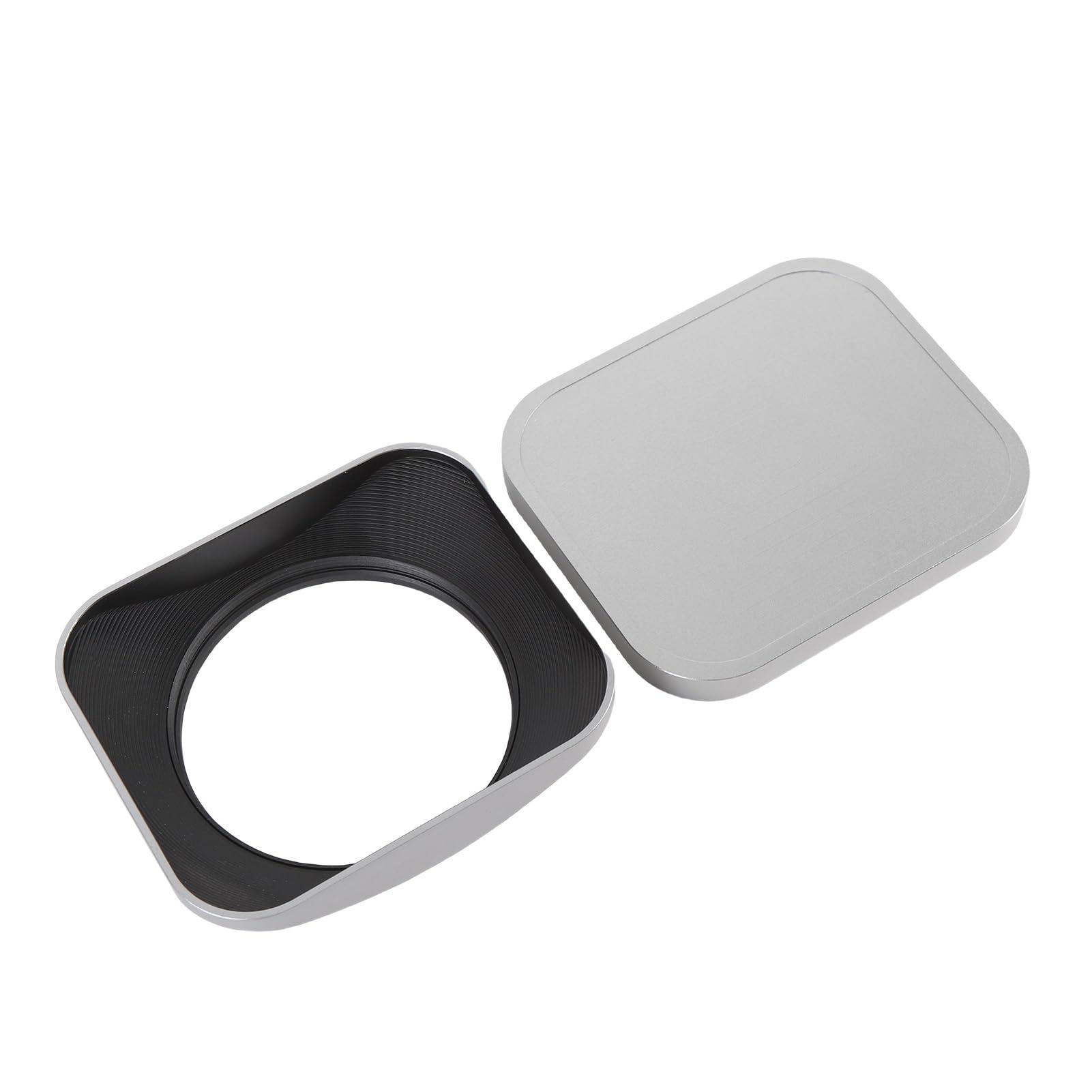 Sxhlseller Parasol para Lente de Cámara, Aleación de Aluminio Duradera, Bloqueo de Luz, Sombra de Lente para Entusiastas de la Fotografía (58MM)