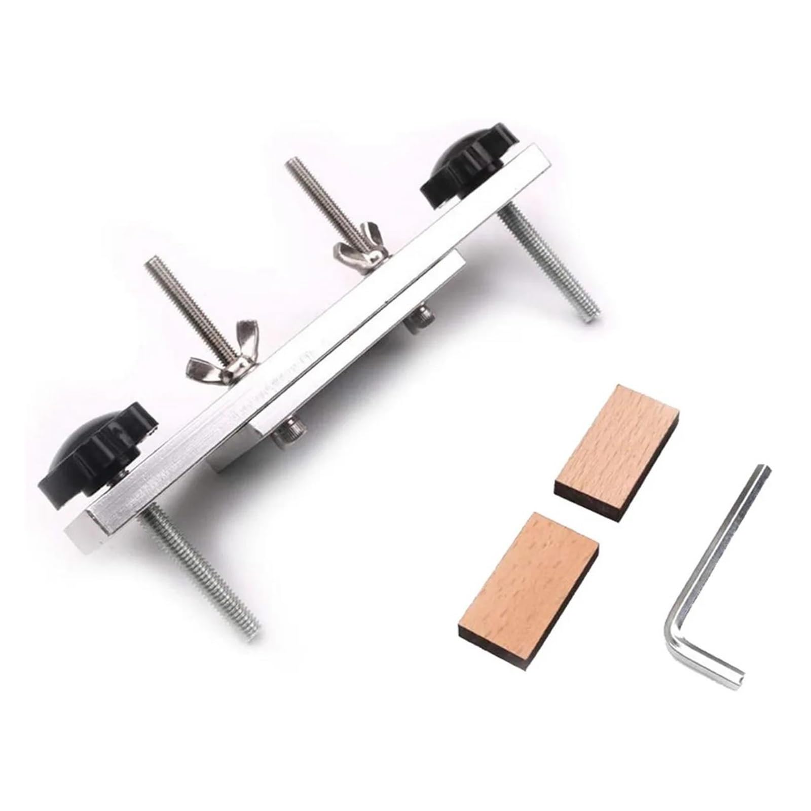 BABYCE Gitarre Reparatur-Werkzeug-Set Metall-Gitarrenstegklemme, Edelstahl-Gitarrensteg-Bonding-Werkzeug, Gitarrenbauer-Reparaturwerkzeuge