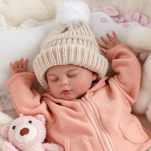 BABESIDE Bebé repleto menina - 20 polegadas boneca recorn realista com corpo de tecido macio, vida real repleto de bebé com acessórios para meninas meninos