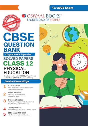 CBSE Question Bank Chapterwise and Topicwise SOLVED PAPERS_Class 12_Physical Education_For Exam 2024-25