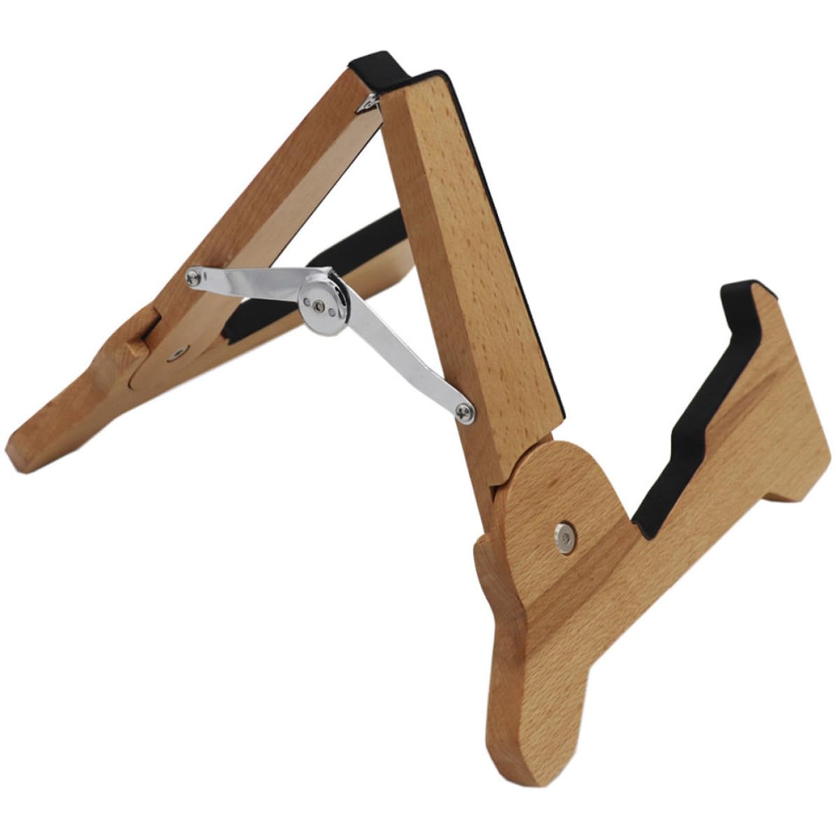 Présentoir en bois Mikikit pour guitare et basse au design robuste