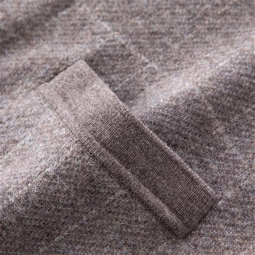 Bollrllr Winter Men's Wool Warm Vest Knitted Sleeveless Button Vest Thickened V-Neck Large Size Vest4