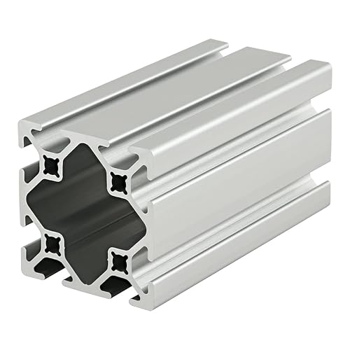 8020, 2020, Serie 10, 2 pulgadas x 2 pulgadas, extrusión de aluminio con ranura en T, riel de barra de ranura lineal extruido 8020 (24 pulgadas de