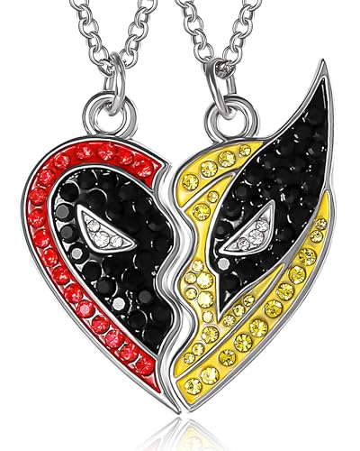 Deadpool and Wolverine Necklace Set of 2 Official License