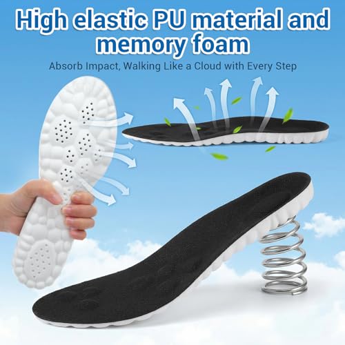 8 pares de plantillas Kifmurase negras para hombre 41-44 miniatura 5