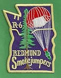Embroidered Patch - Collectible for Costumes - Redmond Region 6 USFS Smoke Jumper Forest FIRE Patch for Cosplay, Uniform Replicas & Display
