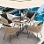 YITAHOME 5-Piece Outdoor Dining Set with Umbralle Hole, Rattan Patio Dining Set for 4 with Cup Holders Soft Cushions and Glass Top Dining Table for Patio, Backyard, Garden, Bacony, Light Brown & Black