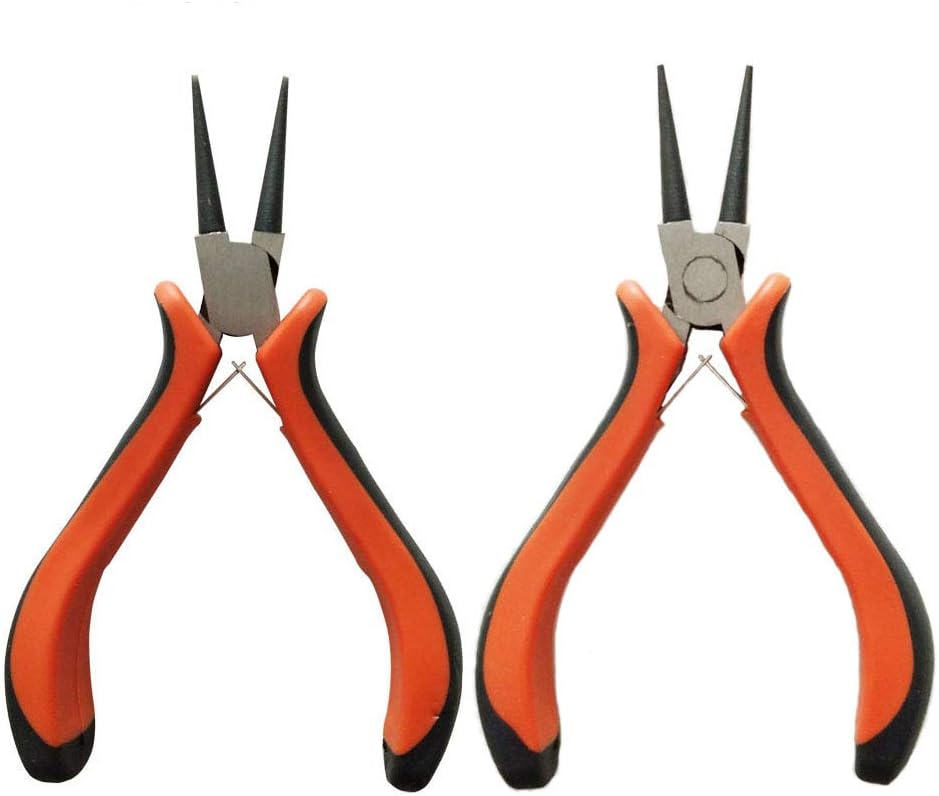 Jewelry Pliers,2pcs Jewelry Making Pliers Tools with Round Nose Pliers
