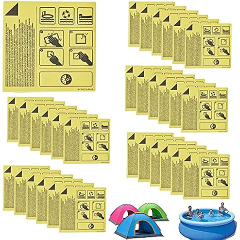 Benaton Pack of 30 Waterproof Transparent Patches, Transparent Patches, Repair Tape Pool Air Mattress for Tents, Inflatable Boats, Swimming Rings, Air Mattresses, Awnings Cover