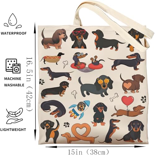 Image of DOOX Canvas Tote Bag for Women, Canvas Reusable