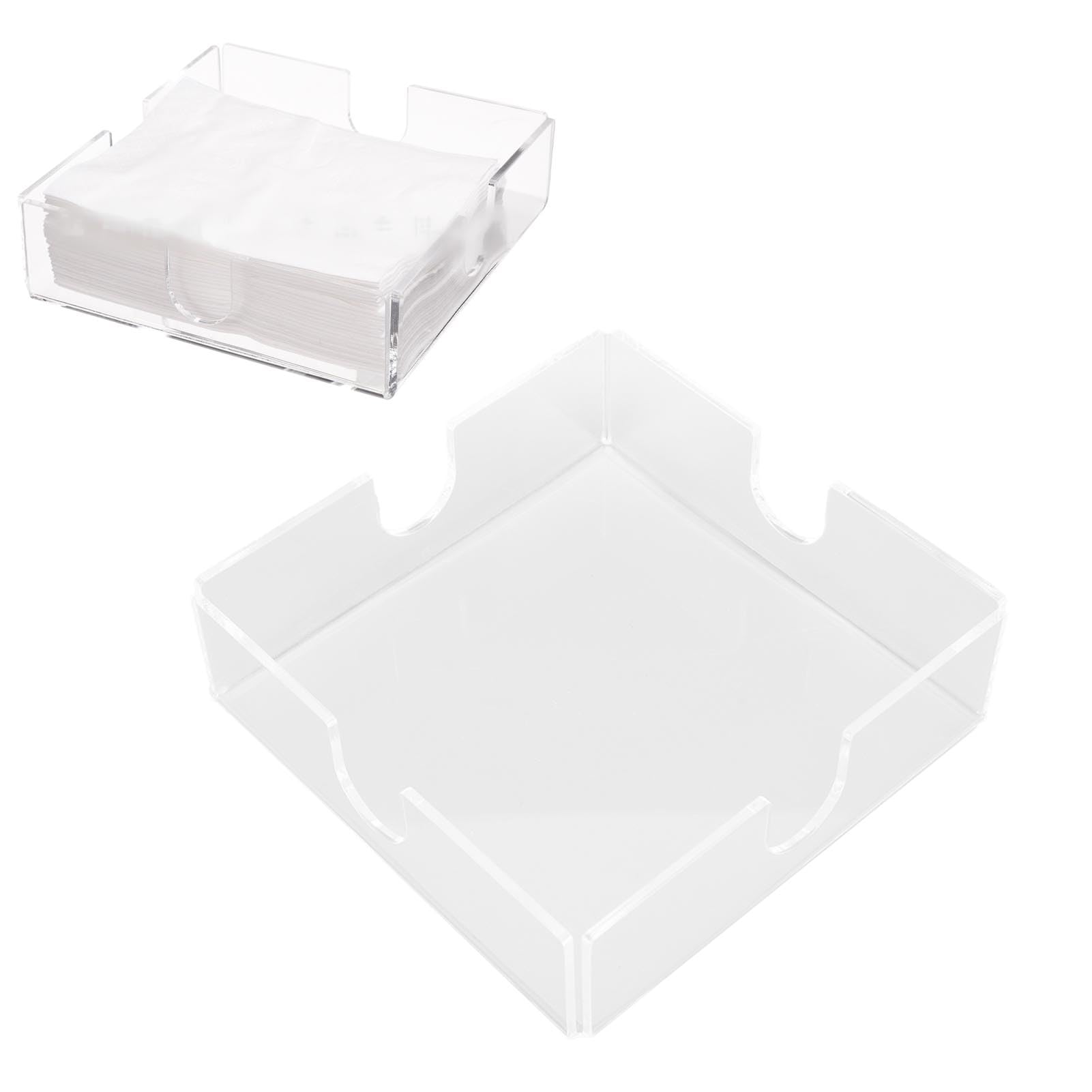 Acryl Serviettenhalter – Transparent, 22.9x14.9x4.6 Cm, Vielseitig Für Tisch Und Badezimmer