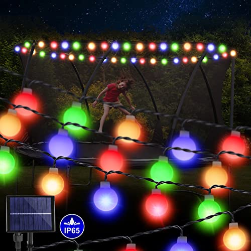 Waterproof 49.2Ft Trampoline LED Lights, Trampoline Lights Solar Powered for ...