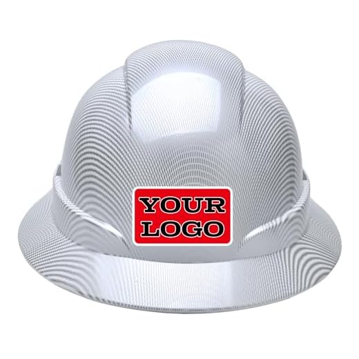 Best safety helmet with umbrella Nsteky Customizable Full Brim Hard Hat
