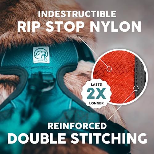 Embark Adventure Xl Dog Harness No-Pull Dog Harnesses For Extra Large, Medium And Small Dogs. 2 Leash Clips, Front & Back With Control Handle, Adjustable Orange Dog Vest, Soft & Padded For Comfort #TOP1