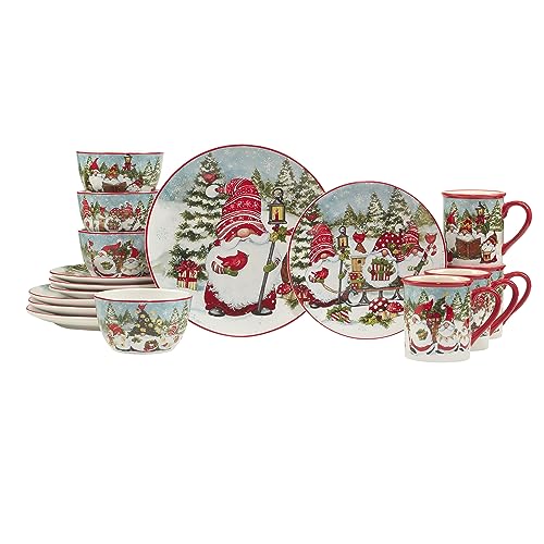 Certified-International-Christmas-Gnomes-16-Piece-Dinnerware-Set-Service-for-4-Multicolor Certified International Christmas Gnomes 16 Piece Dinnerware Set Service for 4 Multicolor