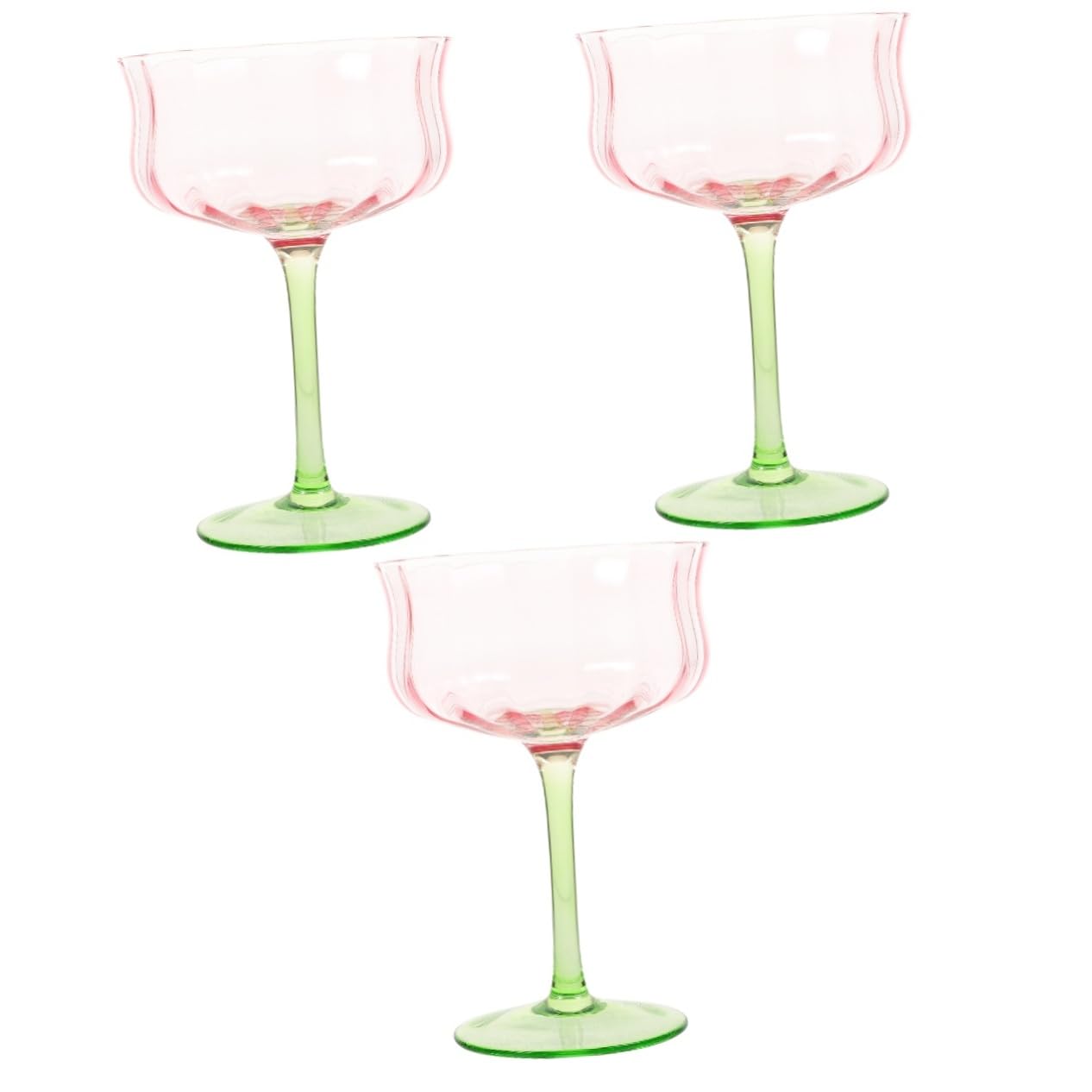 Verre à cocktail SOLUSTRE ensemble de tasses vintages facettées de fête