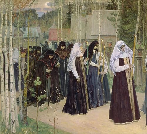 Affiche La prise du voile Nesterov 50x70 cm pour salon élégant