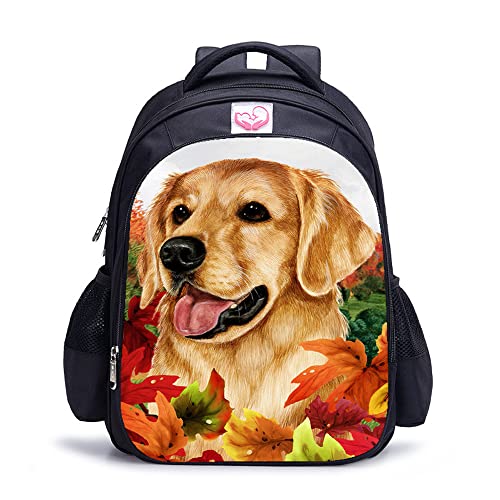 Sac à dos d'école chien 41x28x12 cm pour enfants et adolescents amateurs d'animaux