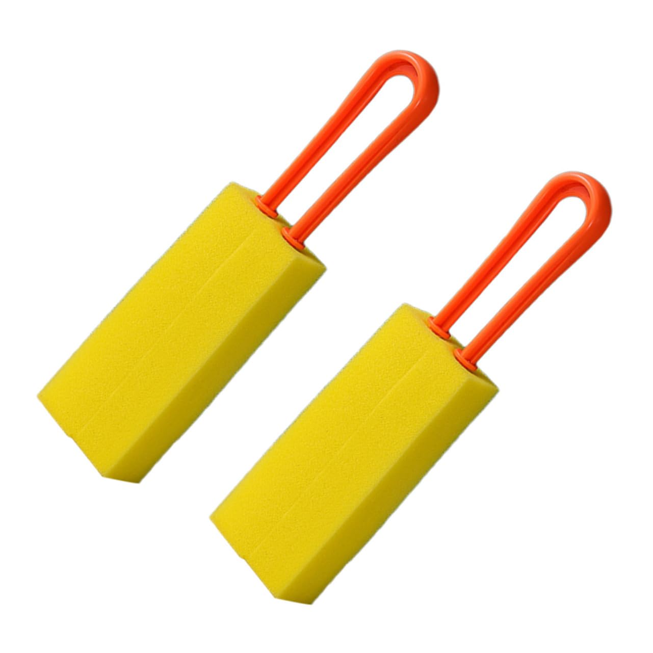 NOLITOY 2Pcs Bottle Cleaning Brush Double Sided High Density Sponge for Cup and Milk Bottle Cleaning Space Saving Design with Strong Dirt Removing Power