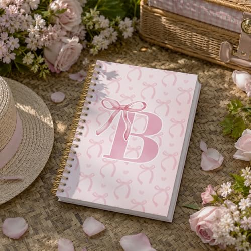 Carnet à spirales avec nœud rose robuste pour ne plus perdre ses notes importantes
