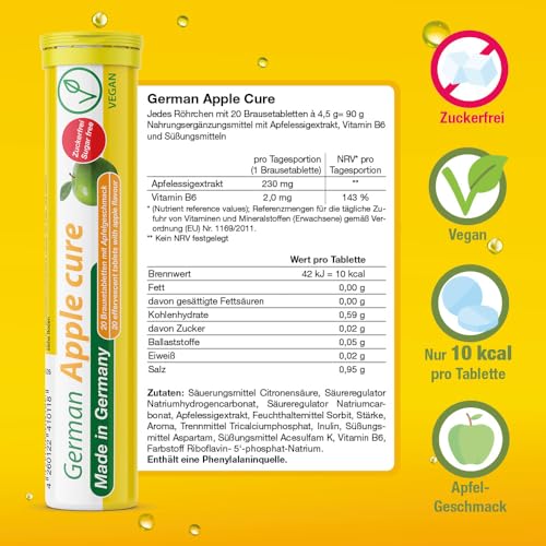 German Probierpaket Geschmacksvielfalt 240 Stk. - Apfel, Himbeer und Pfirsich-Maracuja Geschmack - Zuckerfrei, Vegan - T&D Pharma - Made in Germany