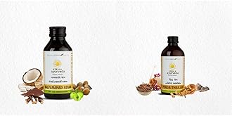 Kerala Ayurveda Nalpamaradi Keram 200 Ml and Kerala Ayurveda Pinda Thailam 450 Ml