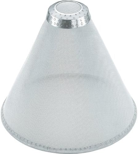EBM Stainless Steel Hotel Soup Strainer, Large, 50 Mesh