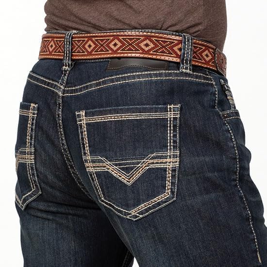 Rock & Roll Pistol Straight Dark Wash Jeans2