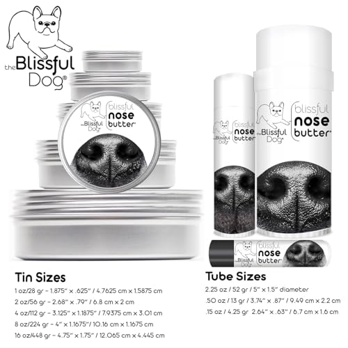 Image of The Blissful Dog Fawn Pug Nose Butter, Versatile Dog Nose Balm for Dry Nose, Handcrafted Nose Moisturizer, Easy-to-Apply Dog Essentials, Unscented, 16 oz.