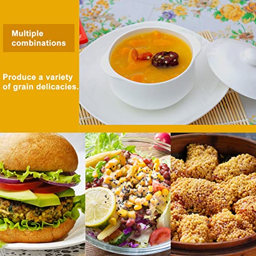 Hulled Millet, 17.6Oz Millet Grain Whole Grain Seeds Chinese Millet Coarse Food Grain Cereal Millet Flour #TOP3