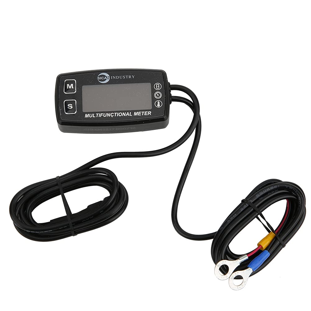 Instrumento multifunción para coche, tacómetro, temperatura, contador de horas, accesorio automático