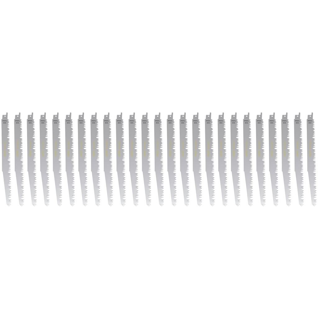 Brzeszczoty do piły szablastej R1021L 240 mm długości ze stali wysokowęglowej HCS 25 szt