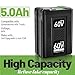 CaliHutt 【Upgrade】 5.0Ah 60-Volt Replace Battery for Greenworks 60V Battery Cordless Power Tools Max Lithium-ion Battery LB60A00 LB60A02 LB60A03 for Greenworks Pro 60V Batteries Repalcement