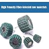 ATOPLEE 5pcs Mounted Interleaf Flap Wheels,120# Mounted Flap Wheels for Remove Rust and Weldding Burr Sanding Finishing 25mm,30mm,40mm,50mm,60mm