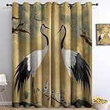 Taille Du Rideau Occultant: Ces rideaux occultants sont dotés d'œillets et ont une taille totale de 150 x 166 cm (largeur x hauteur), avec 2 panneaux, chaque panneau mesurant 75 x 166 cm (largeur x hauteur). La longueur est mesurée du haut de l'ourlet du rideau jusqu'en bas
