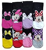  Damensocken, Disney: Minnie, Prinzessin, Tinkerbell, Winnie, Titi, Star Wars aus Baumwolle, verschiedene Modelle Gr. One size, Set mit 3 Minnie-Helfern.
