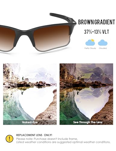 Image of BLAZERBUCK Replacement Lenses & Sock Kit for Oakley Half Jacket 2.0 XL OO9154 Sunglass