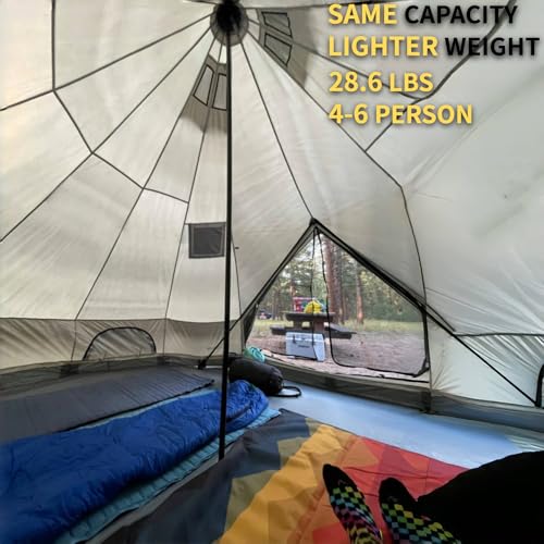 Carpa DANCHEL OUTDOOR Bell Tent 4 estaciones 4-5 personas miniatura 3