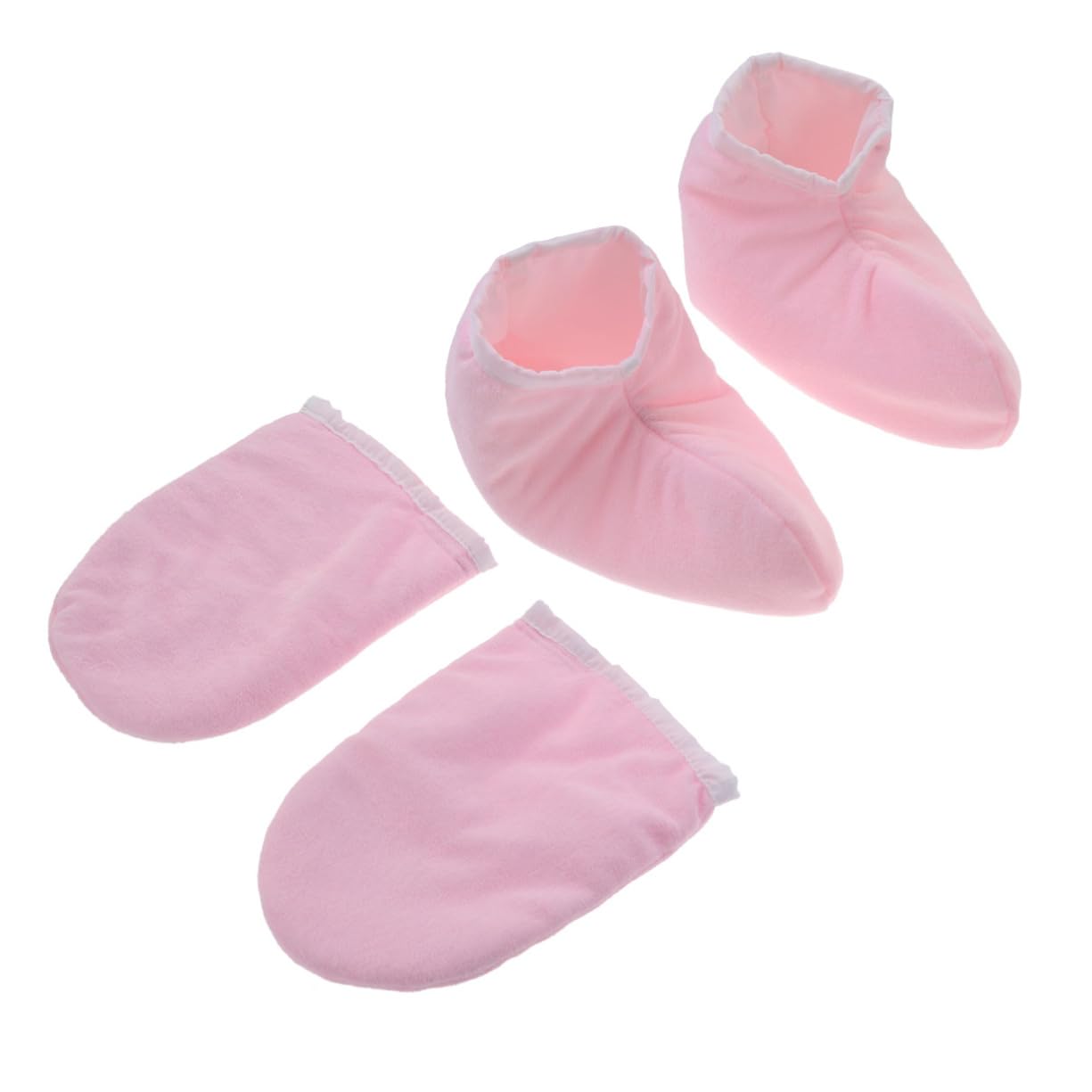 FRCOLOR Copertura Per Pediluvio 6 Paia copri piedi in paraffina guanti riscaldanti in cera di paraffina guanti caldi guanti isolati per guanti di cera di paraffina fare un bagno rosa