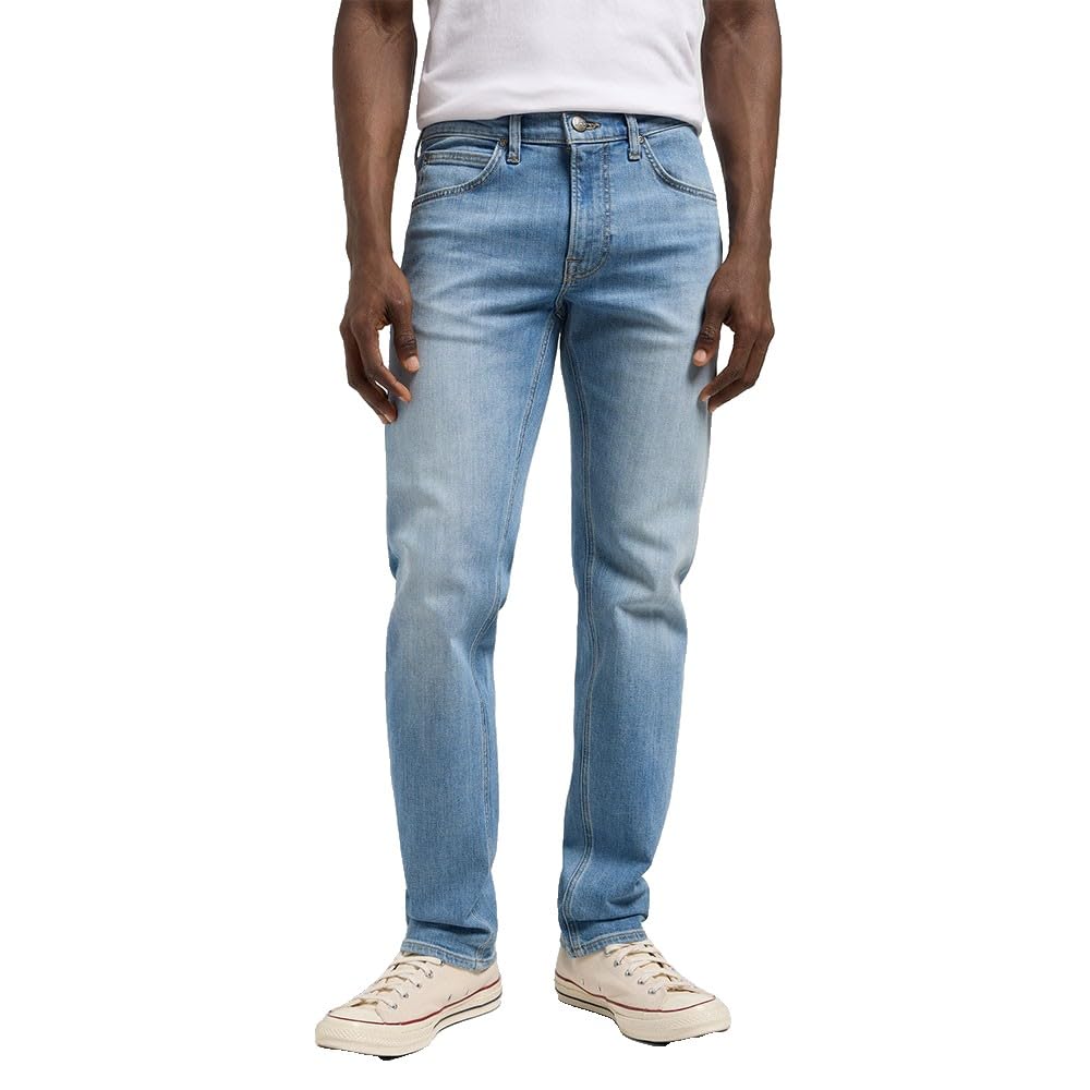 Lee Jeans da Uomo Daren, Chiusura Lampo, Regular Straight Fit, Straight Leg, Beaming, 33W / 34L