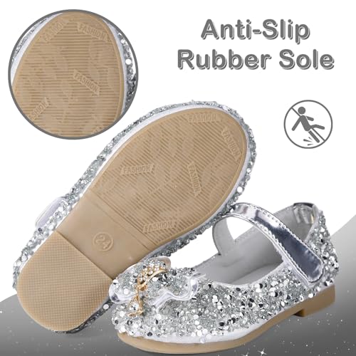 Zapatos de princesa para niñas cómodos perfectos para disfraces de ballet 5