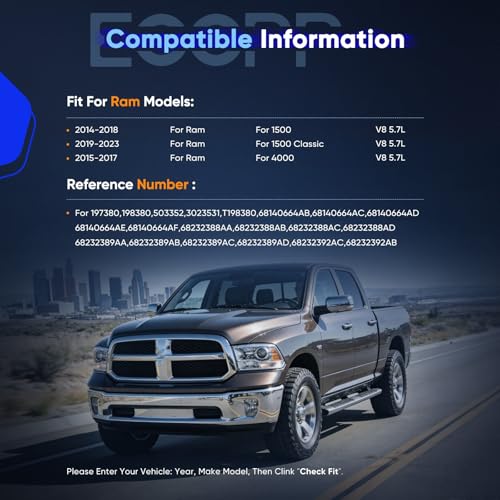 Image of ECCPP AC Compressor 2014-2018 for Dodge for Ram 1500 4000 5.7L | Fast Cooling AC Compressor with Clutch