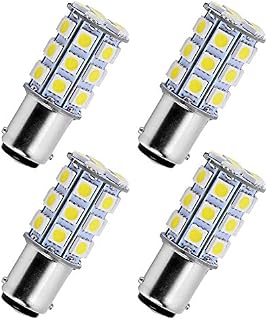 YINTATECH 4X Super White 6000K LED Car Lights Bulb 1157 BAY15D 27SMD 5050