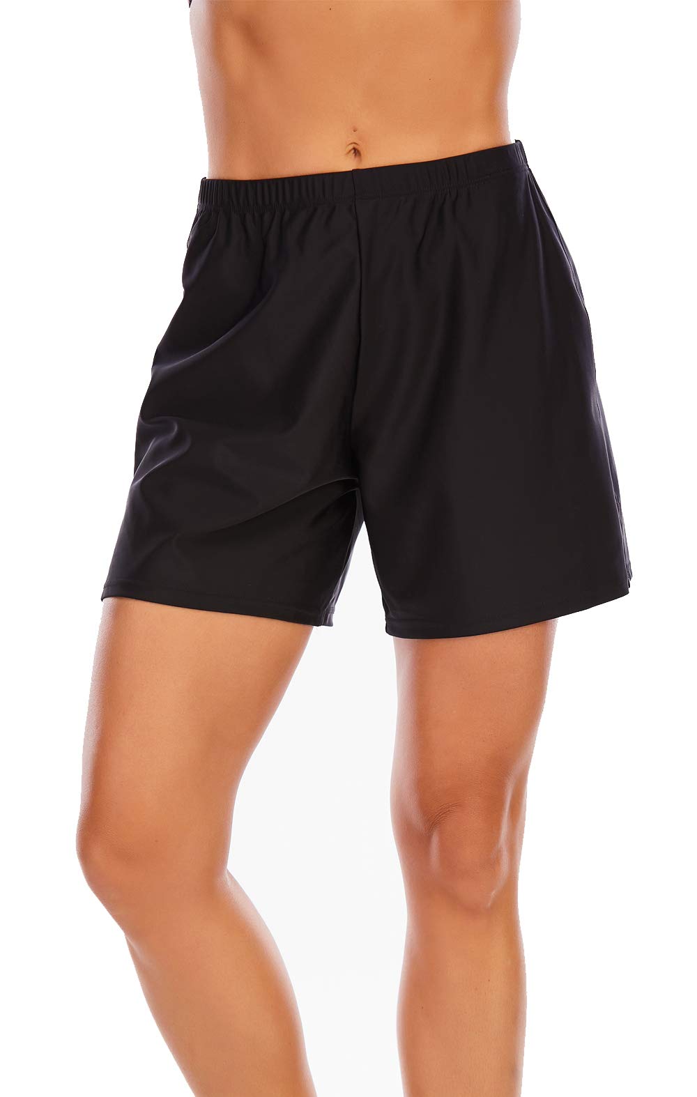 Viloree Short de Bain élastique pour Femme Bas de Maillot de Bain Shorty Sport Shorts