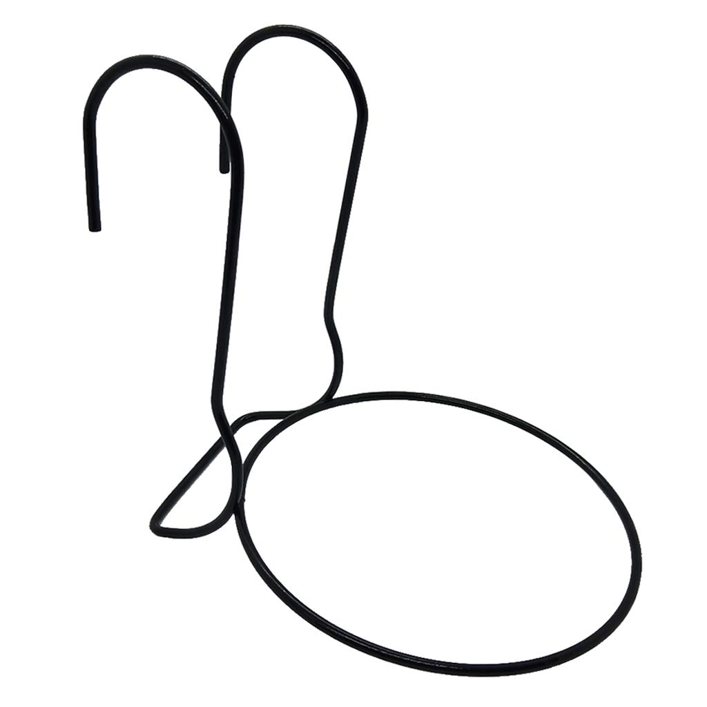 Fence Flower Pot Holder Ring Wall Mounted Iron Planter Hooks Hangers 15 cm