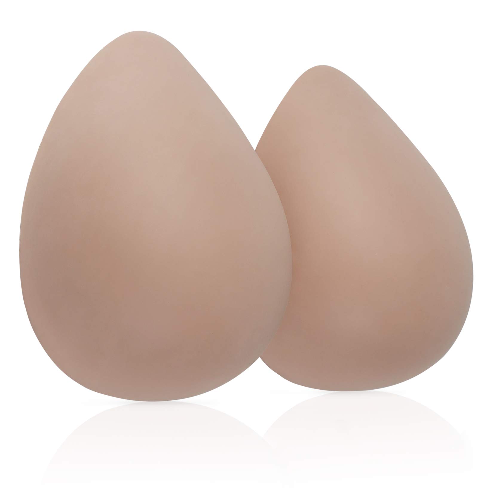 Vollence Classic Sleep Durable Silicone Breast Forms Without Nipple for Mastectomy Prosthesis Crossdresser Transgender